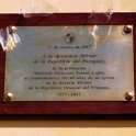 Foto 08 - Marzo 2017, plaqueta recordatoria